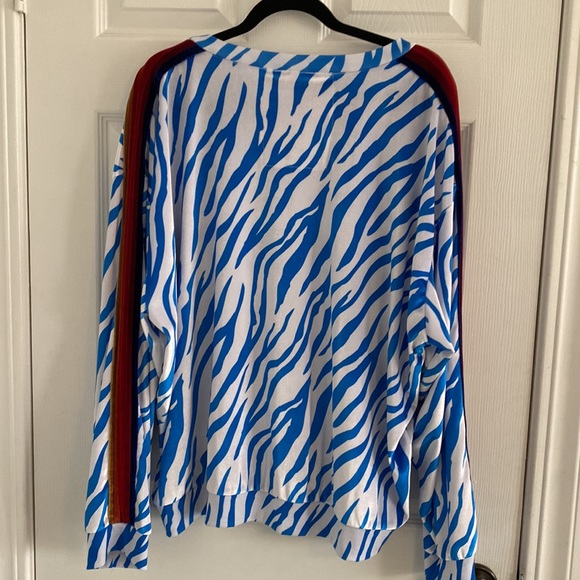 Nwt Aviator Nation blue tiger Velvet size XL - Picture 4 of 4